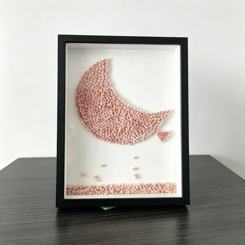 Engraved Wood Frame - 3cm Depth Shadow Box Frame, Wooden
