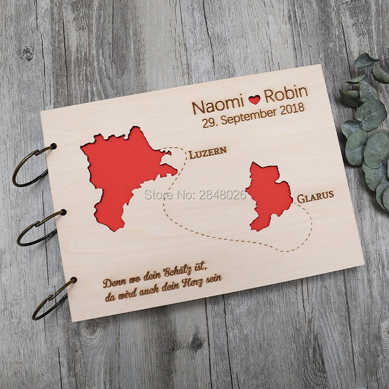 Rustic personalized wedding gu - Custom Star Map recension och pris