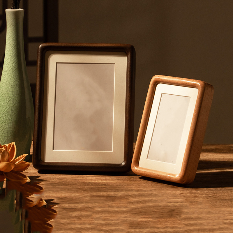 Black Walnut Solid Wood Photo  - Engraved Wood Frame recension och pris