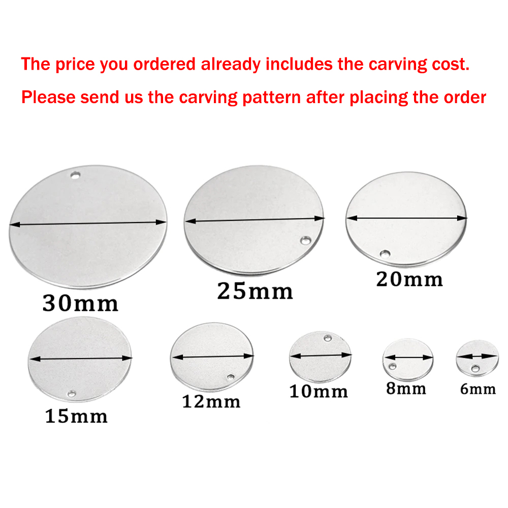 100pcs Custom Laser Engrave LO - Pet Portrait Custom recension och pris