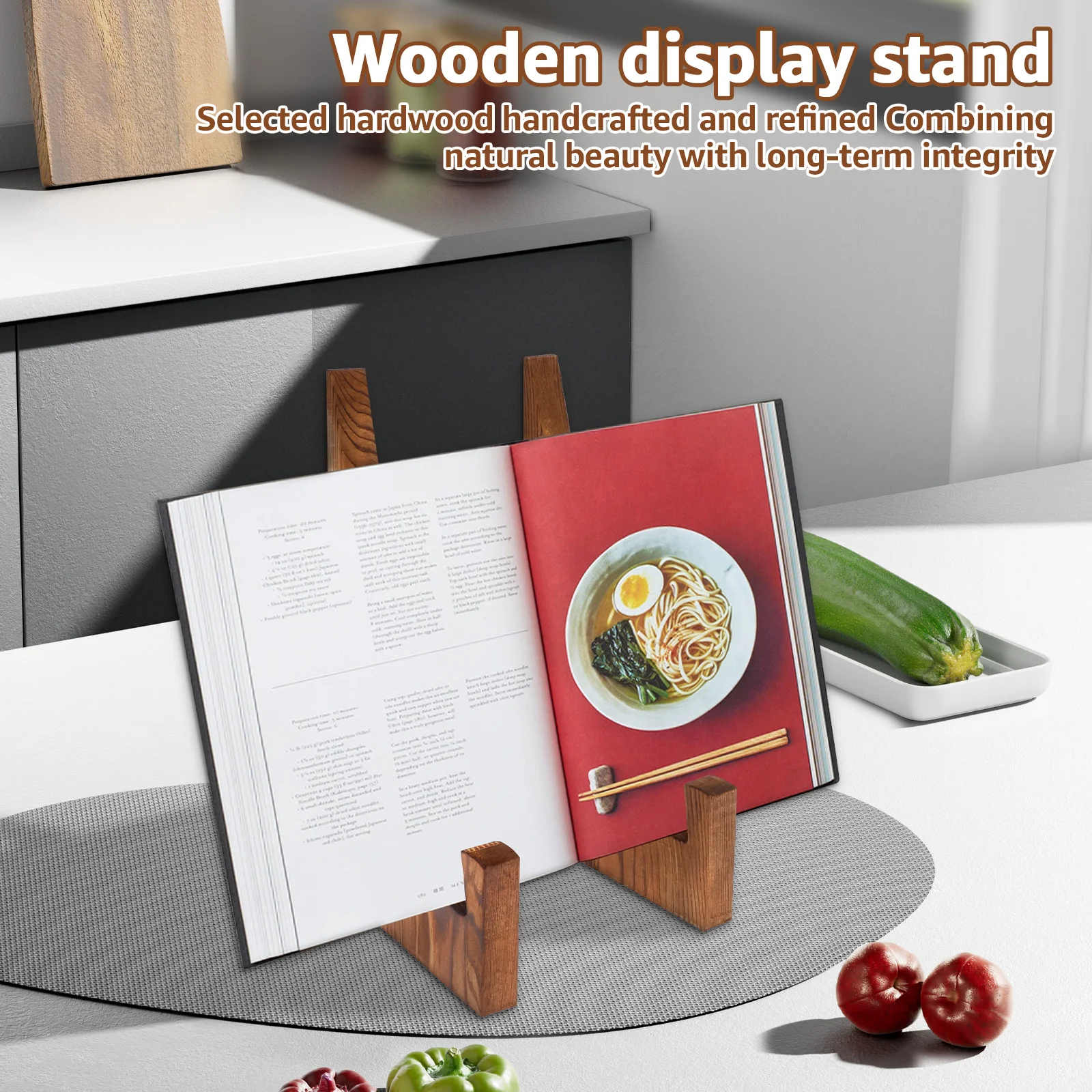 Wooden Plate Stand Desktop Rec - Engraved Wood Frame recension och pris
