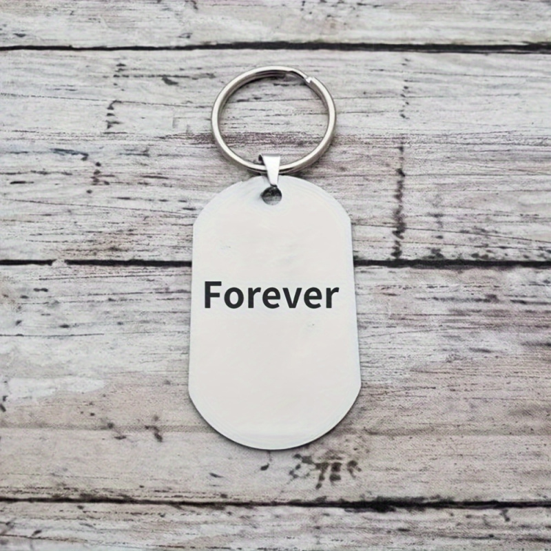 Custom Photo Keychain Personal - Initial Ring Custom recension och pris