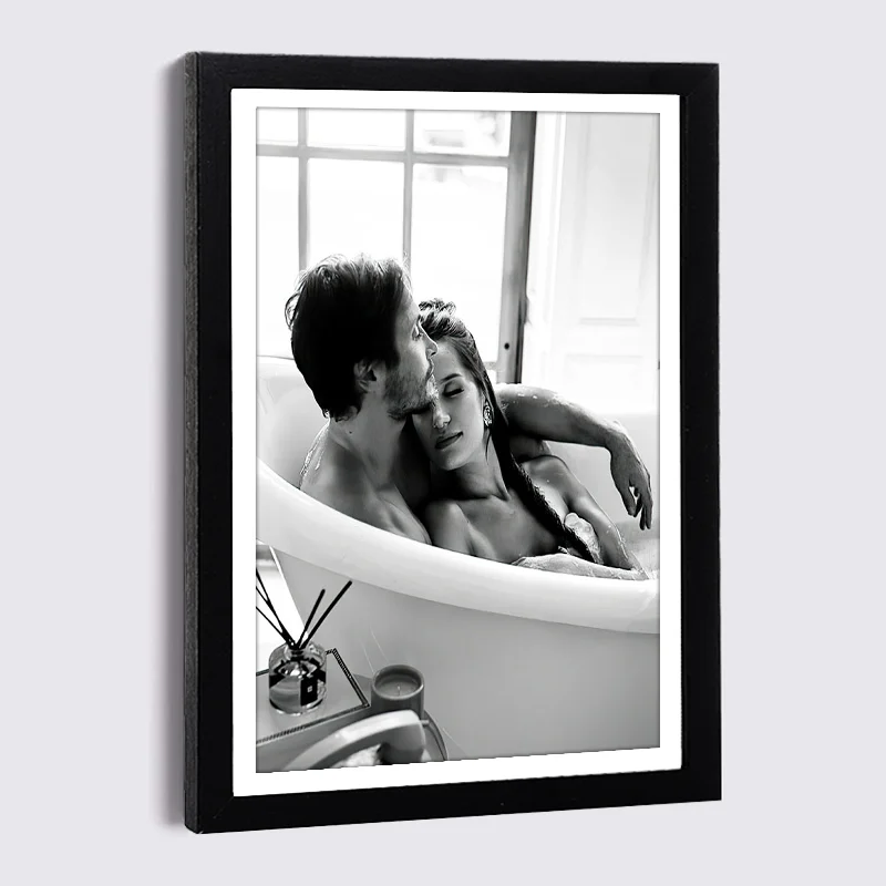 5'' 6''7'' 8''A4 Black Photo F - Engraved Wood Frame recension och pris