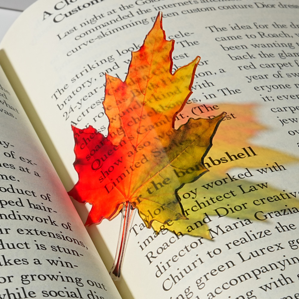 New Delicate Leaves Bookmark T - Dried Flower Bookmark recension och pris