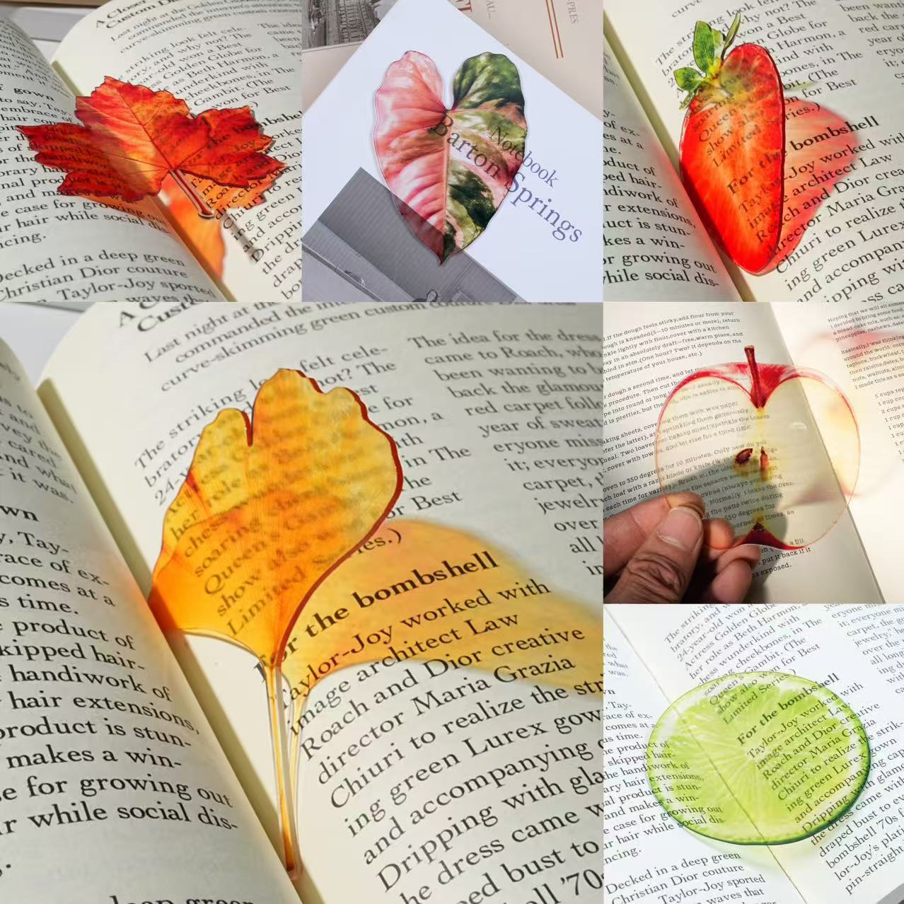 New Delicate Leaves Bookmark T - Dried Flower Bookmark recension och pris