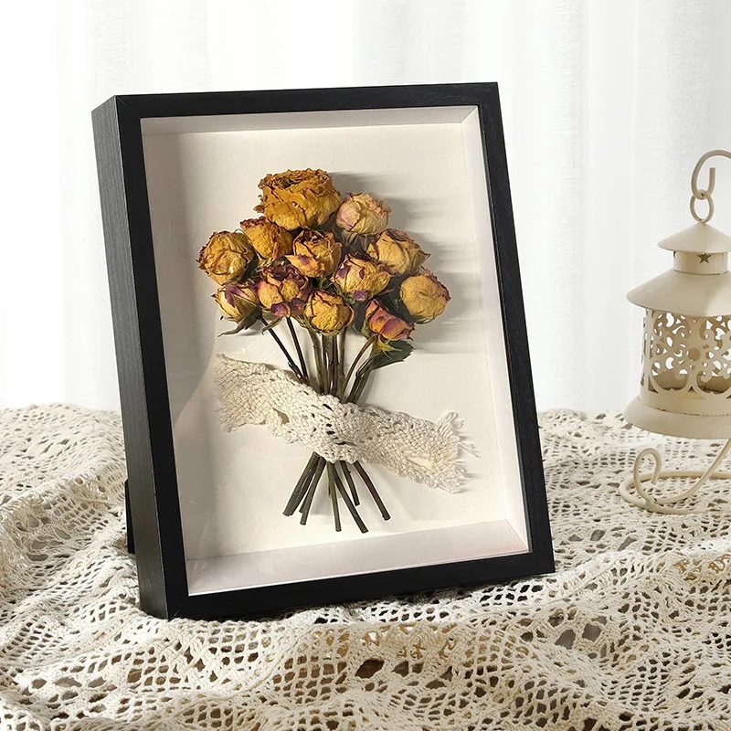 3cm Depth Shadow Box Frame, Wo - Engraved Wood Frame recension och pris
