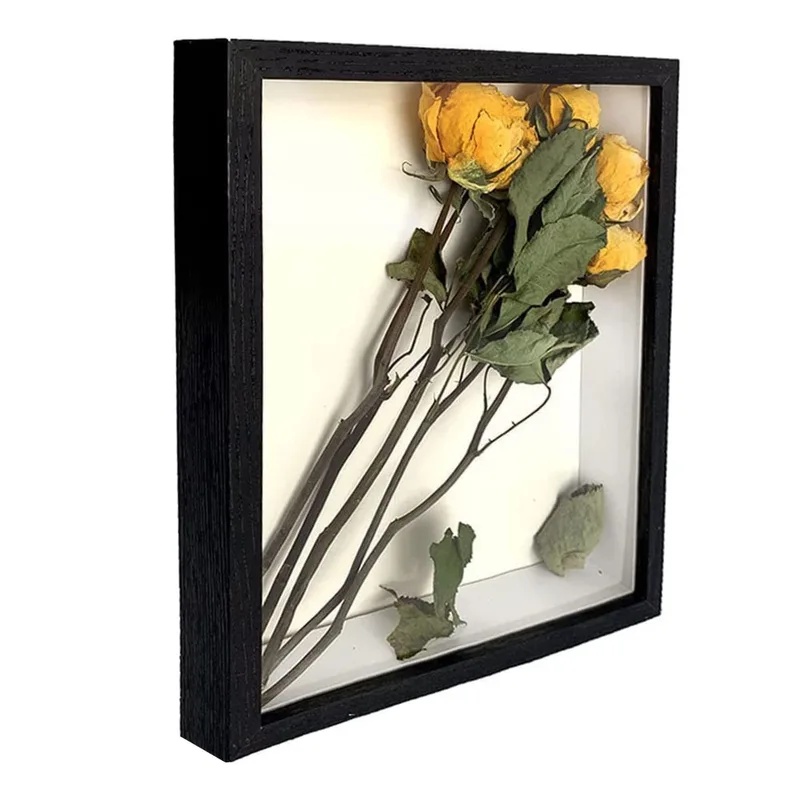 3cm Depth Shadow Box Frame, Wo - Engraved Wood Frame recension och pris