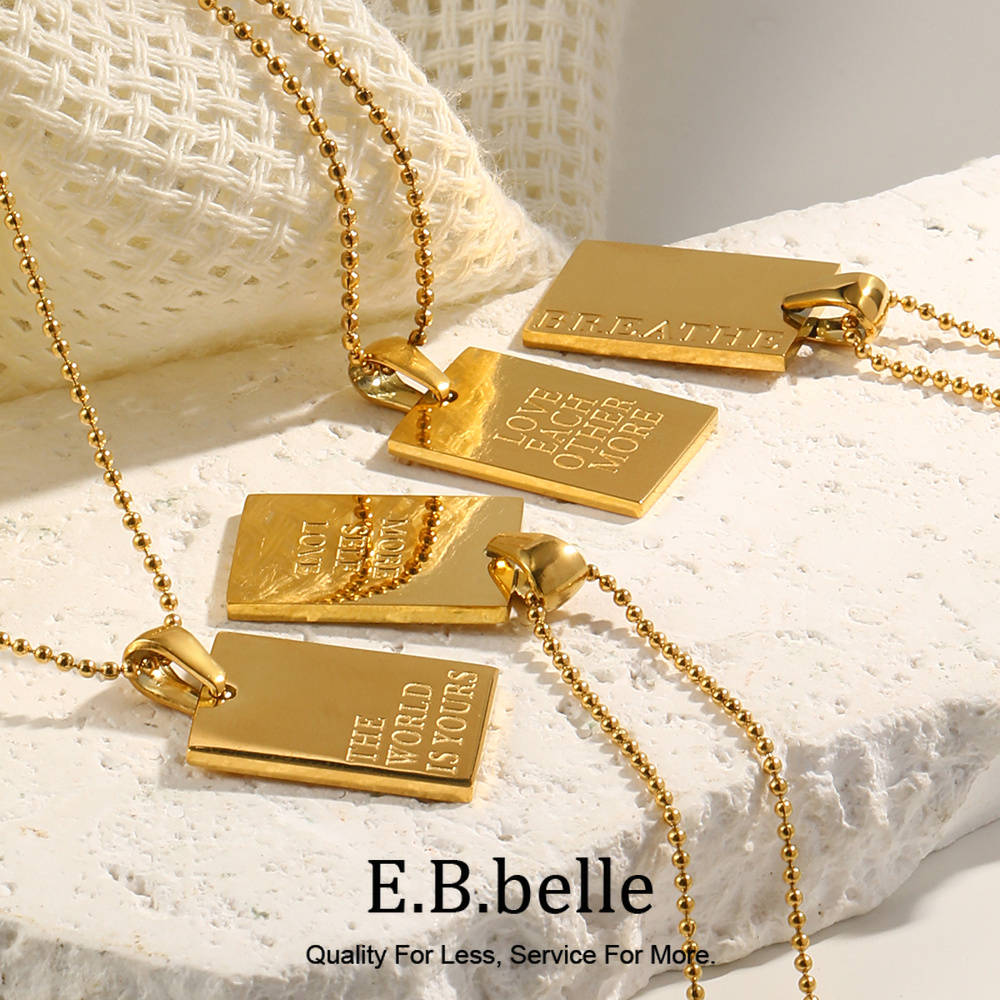 E.B.belle Stylish Hip Hop Pers - Birth Flower Necklace recension och pris