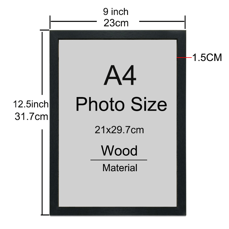 2PC 8x12inch Black Certificate - Engraved Wood Frame recension och pris